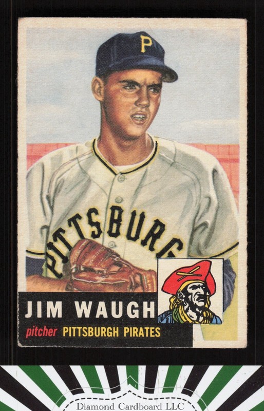 1953 Topps #178 Jim Waugh VG [CENTERED] c, front