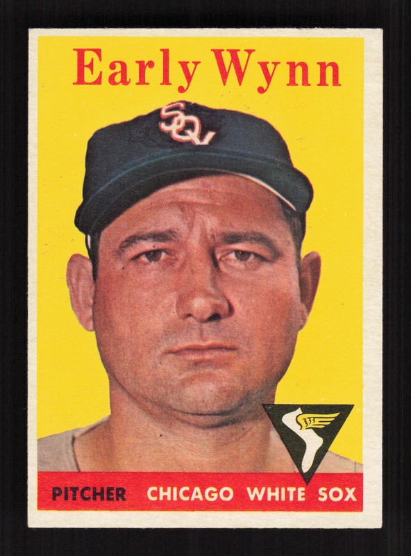 1958 Topps #100 Early Wynn White Letters EXMT e, front