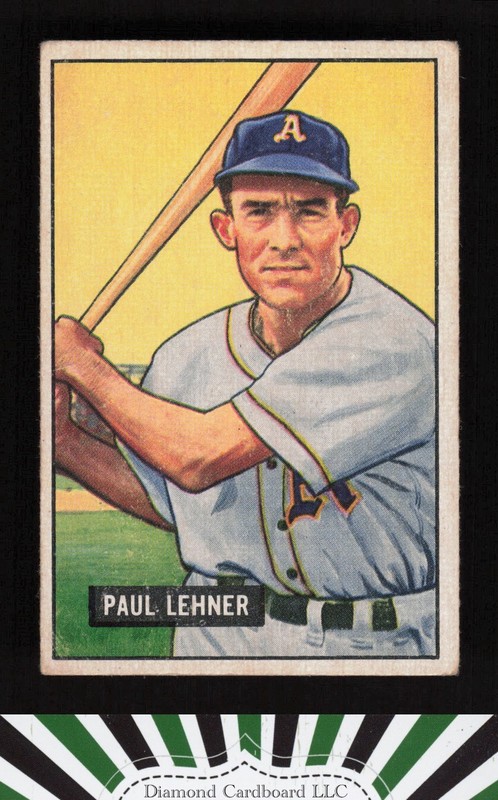 1951 Bowman #8 Paul Lehner VGEX, front