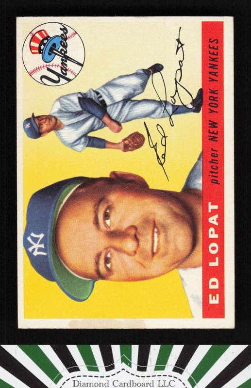 1955 Topps #109 Ed Lopat EXMT (ST) l, front