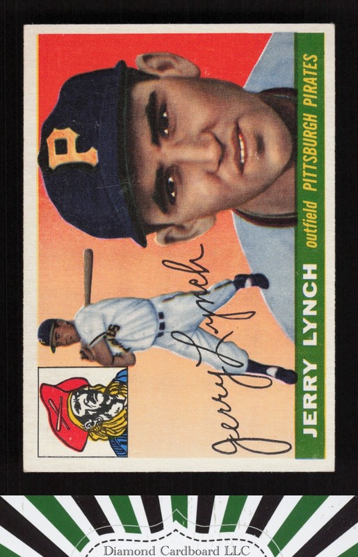 1955 Topps #142 Jerry Lynch EX l, front