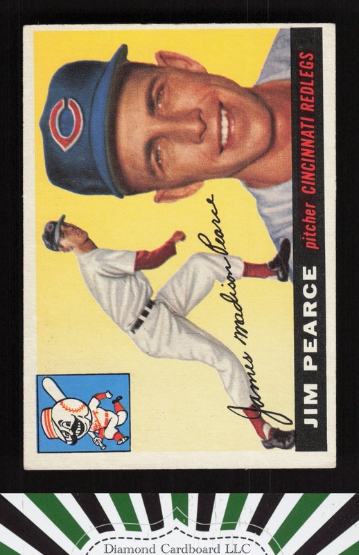 1955 Topps #170 Jim Pearce VGEX k, front