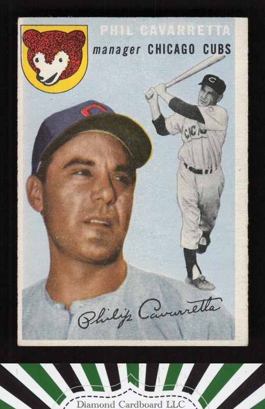 1954 Topps #55 Phil Cavarretta VGEX+ n, front