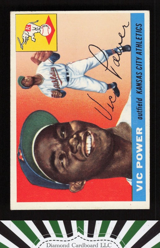 1955 Topps #30 Vic Power VGEX d, front