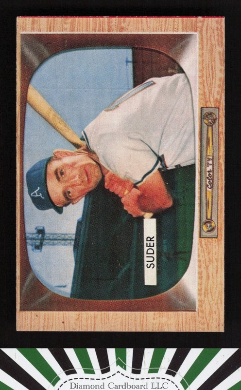 1955 Bowman #6 Pete Suder EX, front