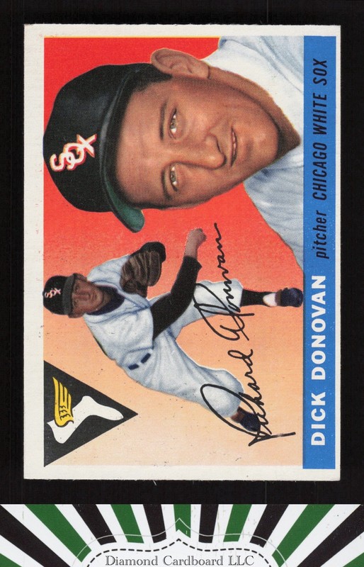 1955 Topps #146 Dick Donovan EX g, front