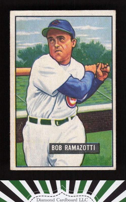1951 Bowman #247 Bob Ramazzotti VG, front
