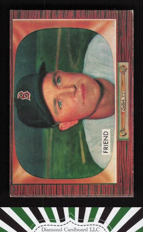 1955 Bowman #256 Owen Friend VGEX+, front