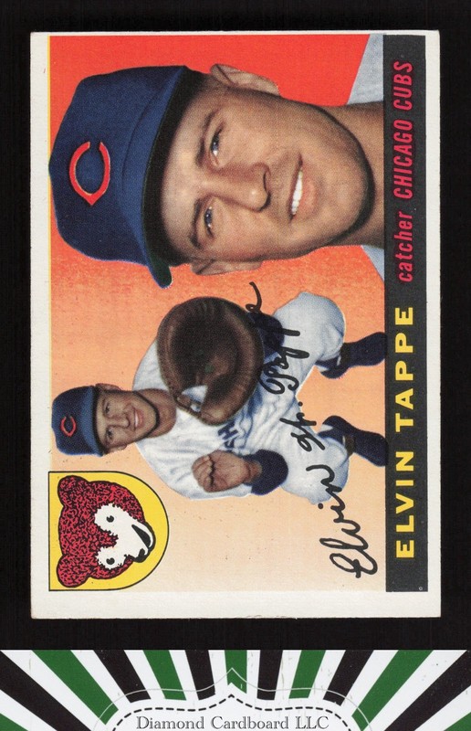 1955 Topps #129 Elvin Tappe EX i, front