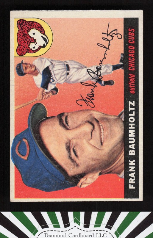 1955 Topps #172 Frank Baumholtz VGEX k, front