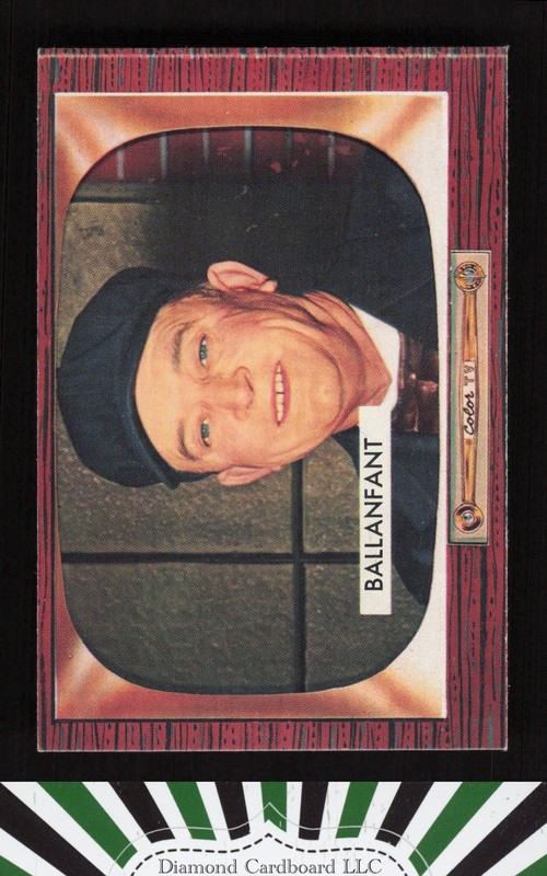 1955 Bowman #295 E.L. Ballanfant EXMT, front