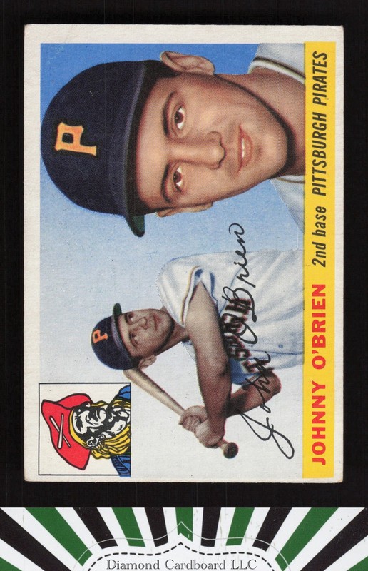 1955 Topps #135 Johnny O'Brien VG+ f, front