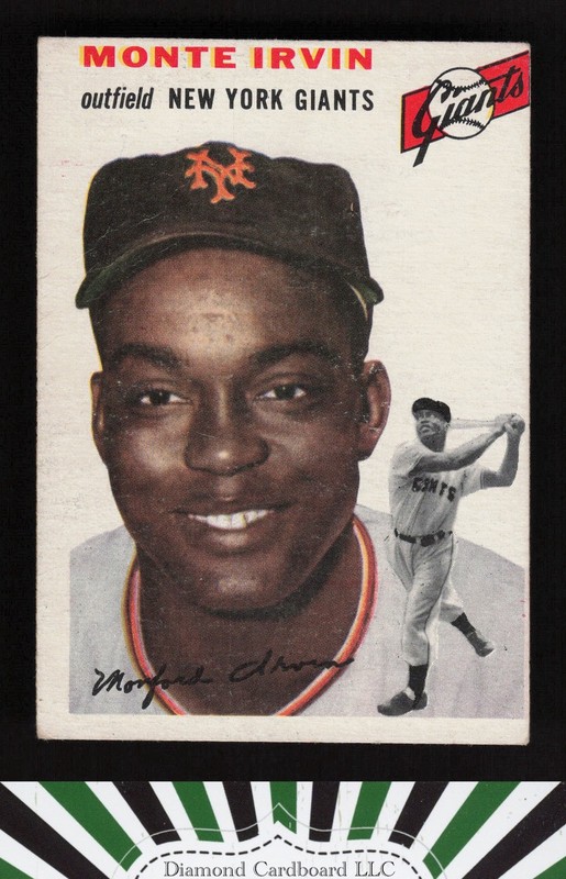 1954 Topps #3 Monte Irvin VGEX (MC) a, front