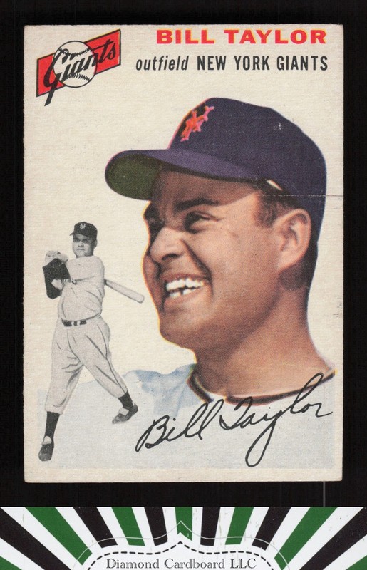 1954 Topps #74 Bill Taylor VGEX c, front