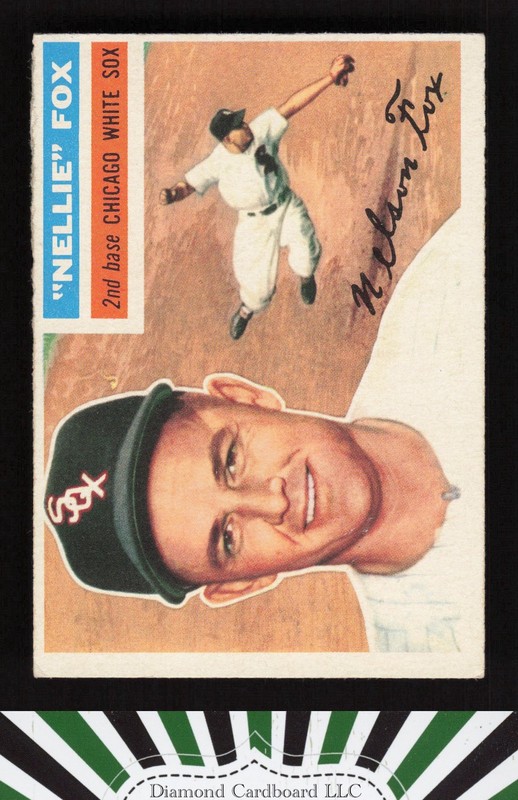 1956 Topps #118 Nellie Fox VGEX k, front