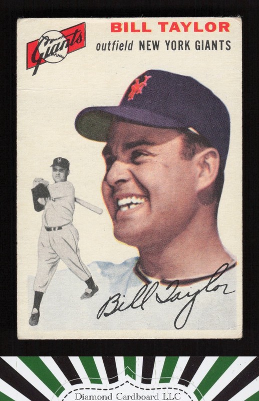 1954 Topps #74 Bill Taylor GD h, front
