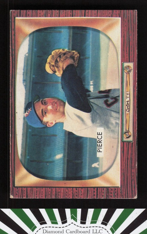 1955 Bowman #214 Billy Pierce VGEX, front