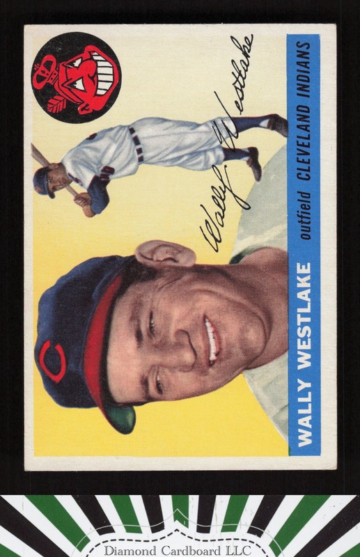 1955 Topps #102 Wally Westlake VGEX l, front