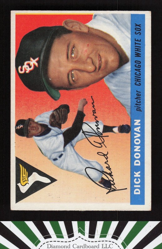 1955 Topps #146 Dick Donovan VGEX+ f, front
