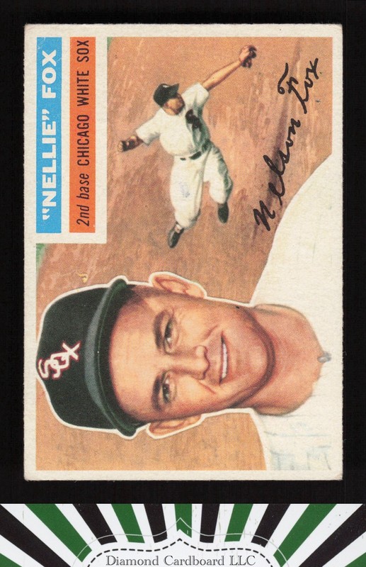 1956 Topps #118 Nellie Fox VG e, front