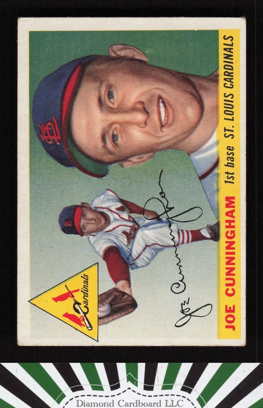 1955 Topps #37 Joe Cunningham VG b, front