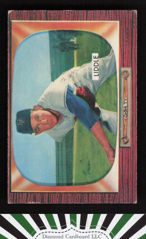 1955 Bowman #146 Don Liddle VGEX, front