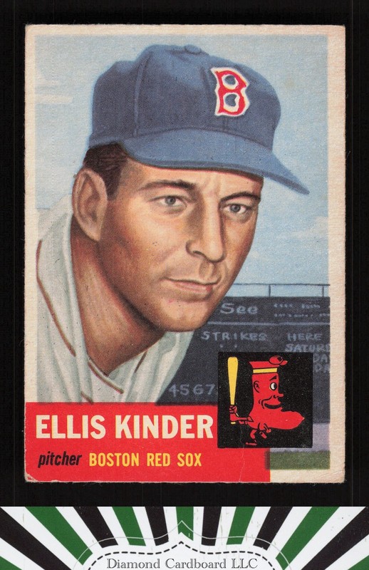 1953 Topps #44a Ellis Kinder VG b, front