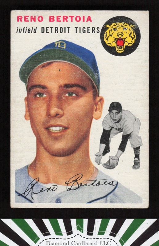 1954 Topps #131 Reno Bertoia VGEX+ l, front