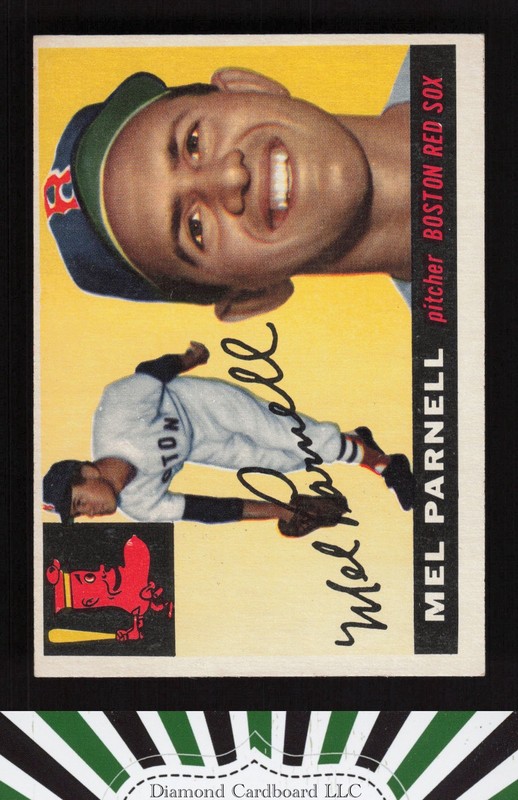 1955 Topps #140 Mel Parnell VGEX+ c, front