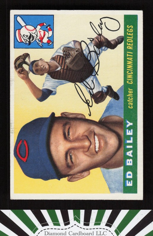 1955 Topps #69 Ed Bailey VGEX+ g, front