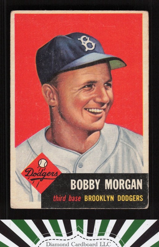 1953 Topps #85 Bobby Morgan GD+ f, front