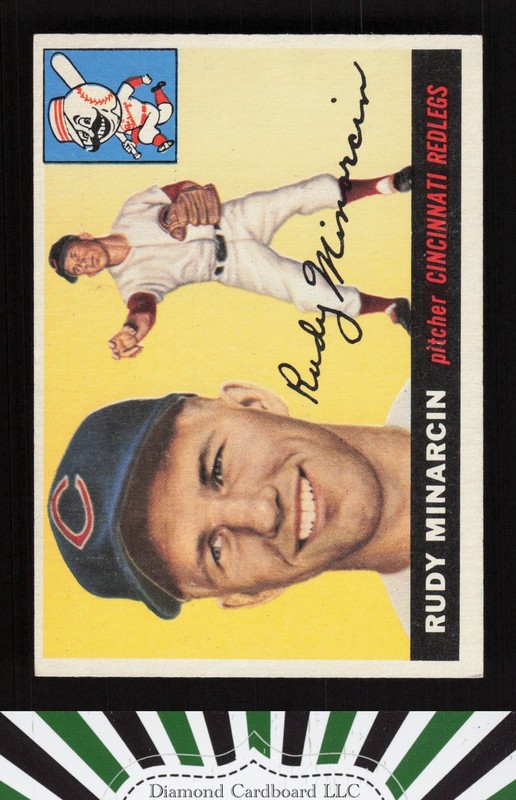 1955 Topps #174 Rudy Minarcin EX+ k, front