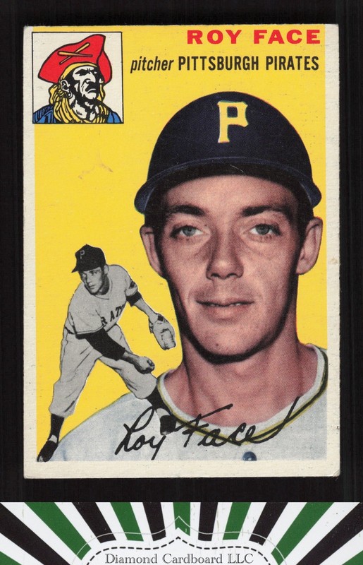 1954 Topps #87 Roy Face VGEX+ c, front