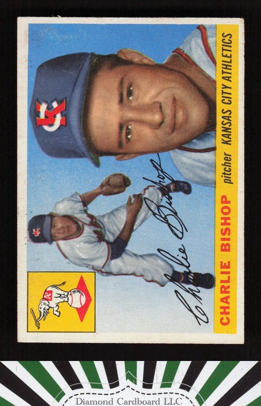 1955 Topps #96 Charlie Bishop VG c, front
