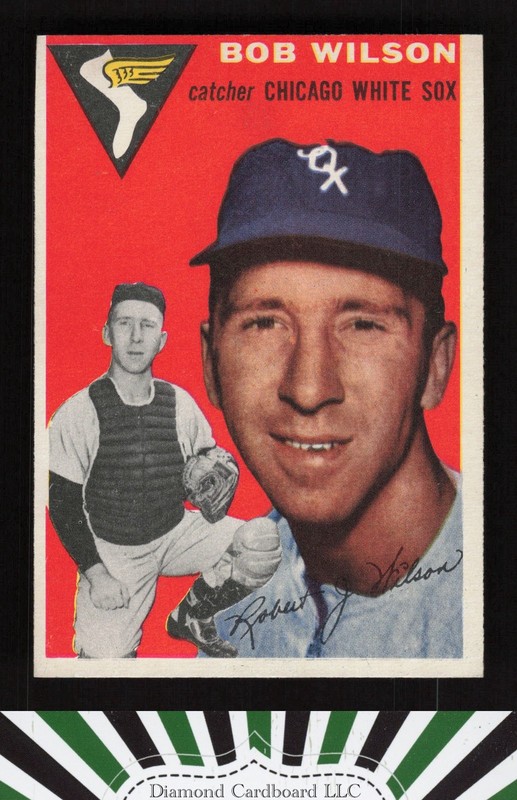 1954 Topps #58 Bob Wilson EXMT n, front