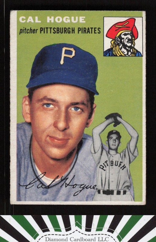 1954 Topps #134 Cal Hogue VGEX f, front