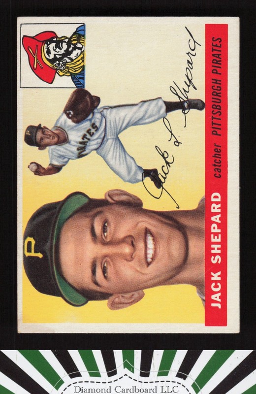 1955 Topps #73 Jack Shepard EX i, front