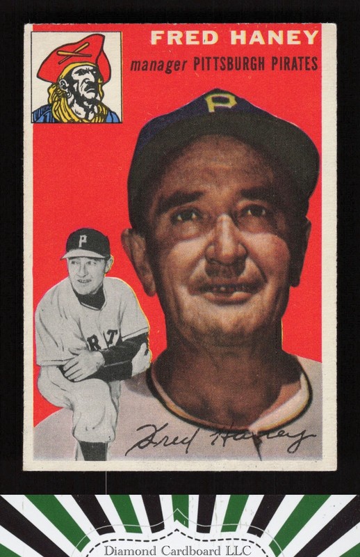 1954 Topps #75 Fred Haney EXMT i, front