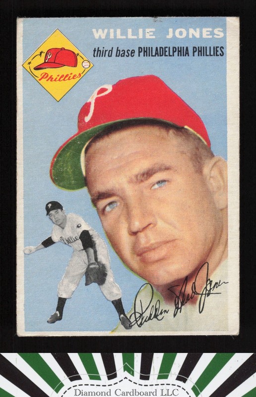 1954 Topps #41 Willie Jones VG k, front