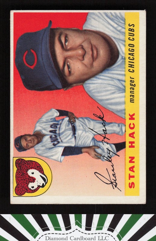 1955 Topps #6 Stan Hack VGEX e, front