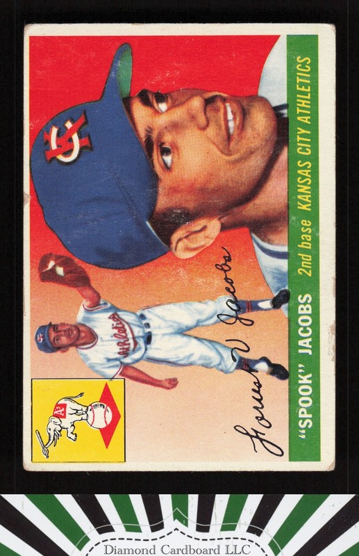 1955 Topps #61 Spook Jacobs GD a, front