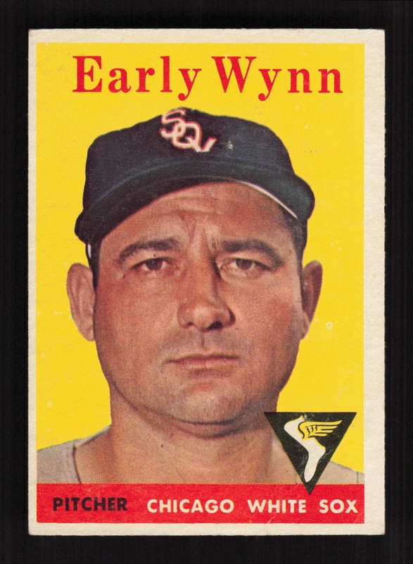 1958 Topps #100 Early Wynn White Letters VGEX c, front