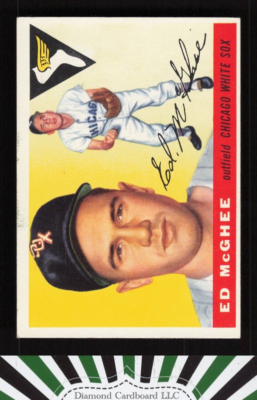 1955 Topps #32 Ed McGhee VGEX i, front