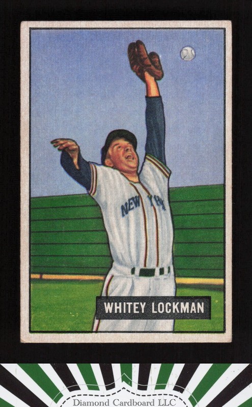 1951 Bowman #37 Whitey Lockman VG, front