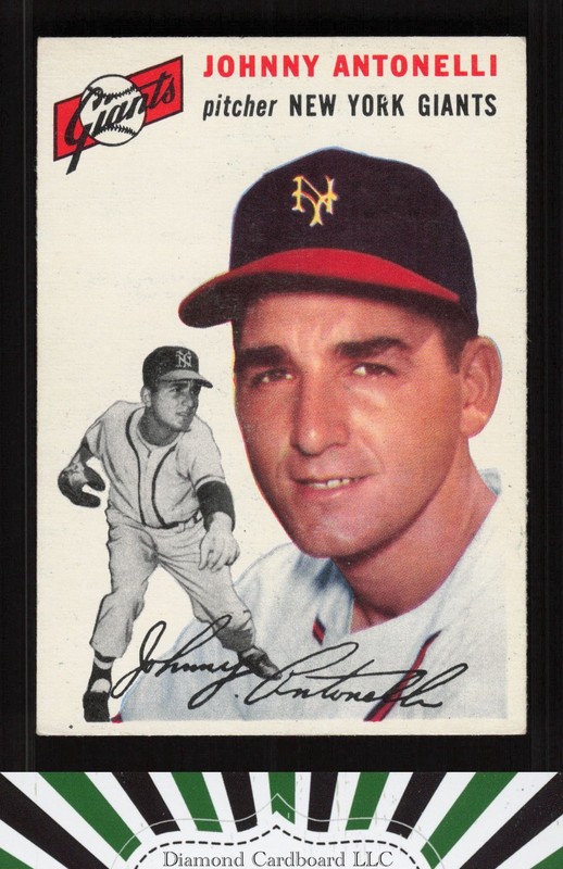 1954 Topps #119 Johnny Antonelli GD+ g, front