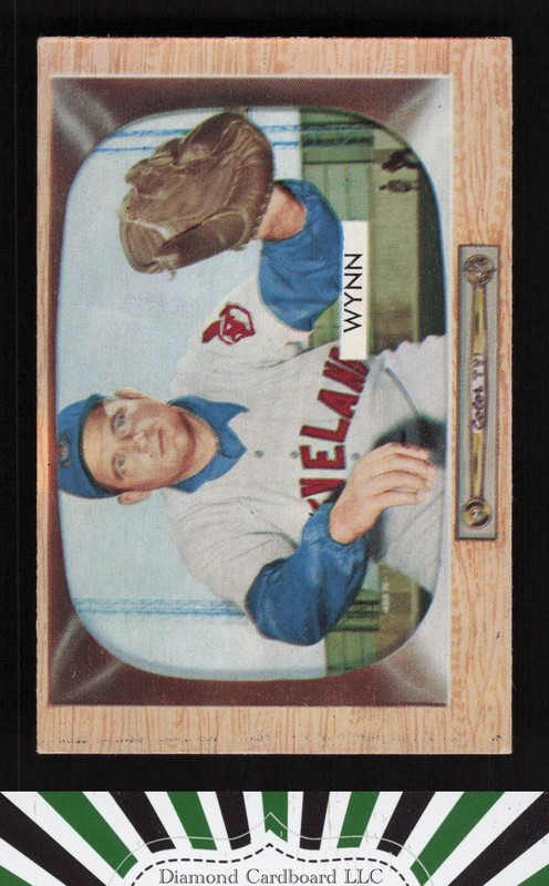 1955 Bowman #38 Early Wynn EX a, front