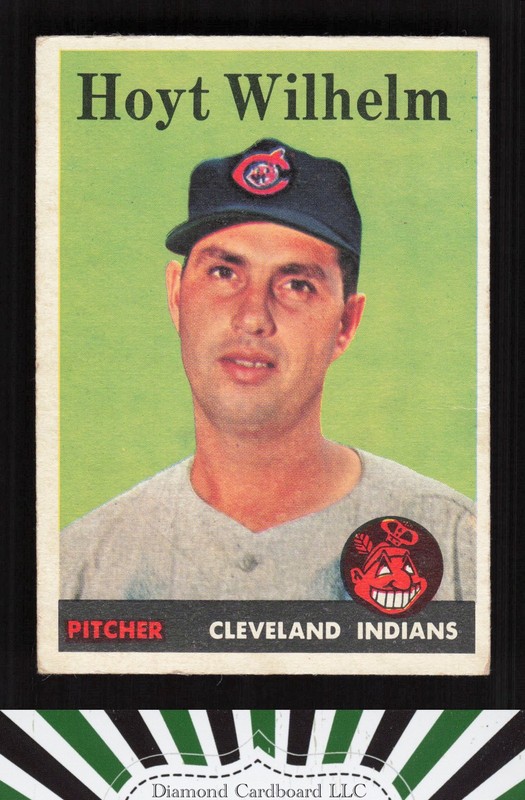 1958 Topps #324 Hoyt Wilhelm VG b, front