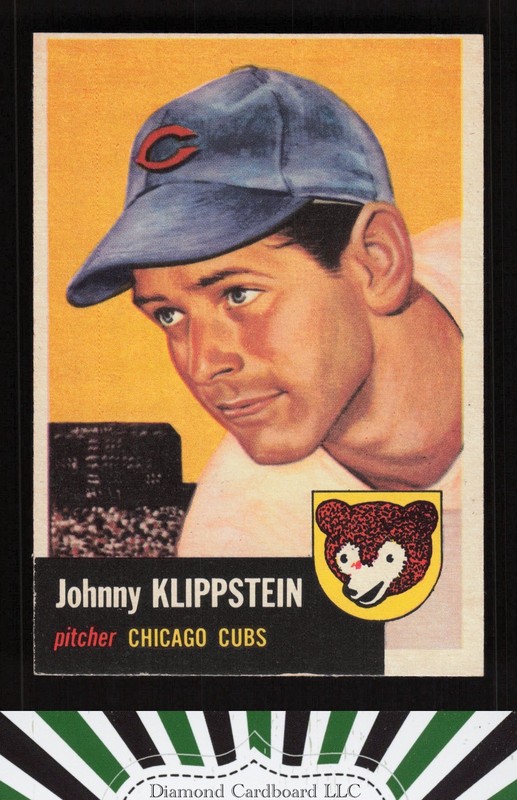 1953 Topps #46 Johnny Klippstein EXMT i, front