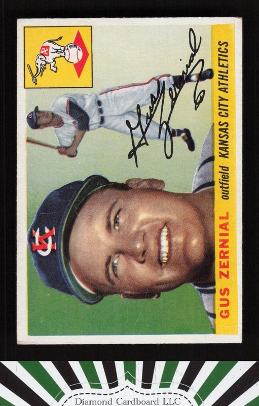1955 Topps #110 Gus Zernial GD+ [CENTERED] c, front