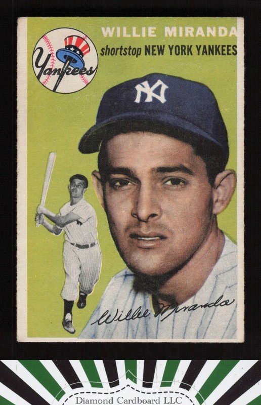 1954 Topps #56 Willy Miranda VG a, front